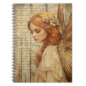 Cute Angel Spiral Notebook ノートブック (正面)