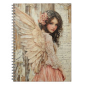 Cute Angel Spiral Notebook ノートブック (正面)