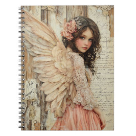 Cute Angel Spiral Notebook ノートブック