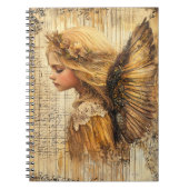 Cute Angel Spiral Notebook ノートブック (正面)