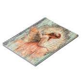 Cute Angel Spiral Notebook ノートブック (左側)