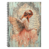 Cute Angel Spiral Notebook ノートブック (正面)