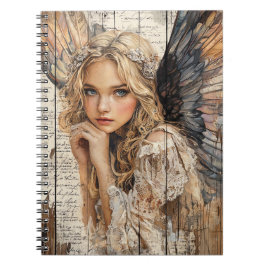 Cute Angel Spiral Notebook ノートブック