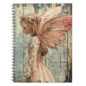 Cute Angel Spiral Notebook ノートブック (正面)