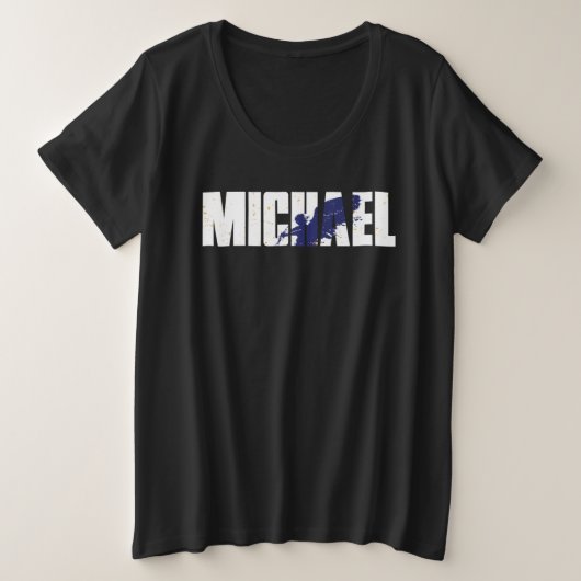 Cute Angel Tees St Michael The Archangel Christia プラスサイズTシャツ (デザイン正面)