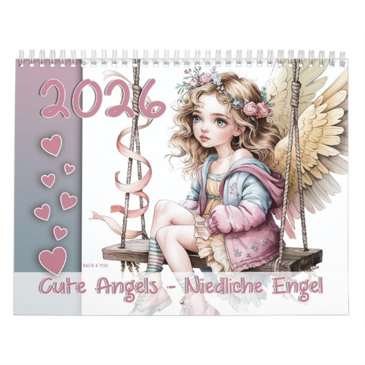 Cute Angels – Niedliche Engel 2026 カレンダー (カバー)