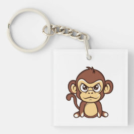 Cute Angry Baby Monkey Keychain キーホルダー