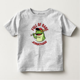 Cute Angry Frog トドラーTシャツ