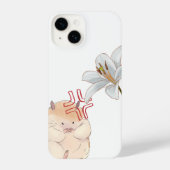 cute angry hamster iPhoneケース (裏面)