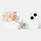 cute angry hamster iPhoneケース (裏面横)