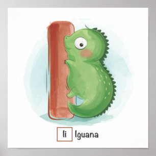 Cute Animal Alphabet ポスター