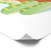 Cute Animal Alphabet ポスター (角)