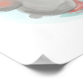 Cute Animal Alphabet ポスター (角)