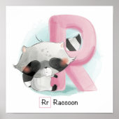 Cute Animal Alphabet ポスター (正面)