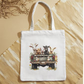 Cute Animal Farm On Tote Bag トートバッグ
