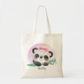 Cute Animal Friendly Panda Bamboo        トートバッグ (正面)