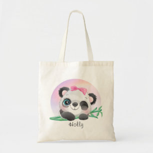 Cute Animal Friendly Panda Bamboo トートバッグ
