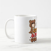 Cute Animal Friends Coffee Lovers コーヒーマグカップ (左)