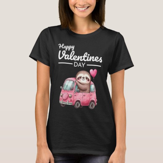 Cute Animal Heart Panda  Happy Valentine Day  15 Tシャツ (正面)