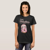 Cute Animal Heart Panda Happy Valentine Day 20 Tシャツ (正面フル)
