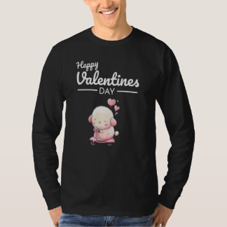 Cute Animal Heart Panda Happy Valentine Day  83 Tシャツ