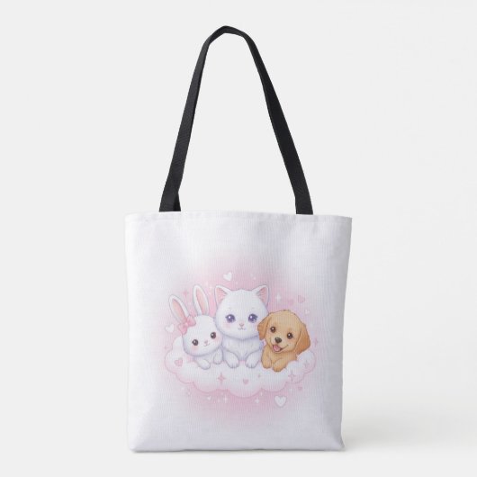 Cute animals  トートバッグ (裏面)