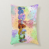 Cute Animals called The Lucky Charms アクセントクッション (正面(垂直))