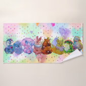 Cute Animals called The Lucky Charms バスタオル (バスタオル)