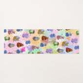 Cute Animals called The Lucky Charms ヨガマット (裏面(横))