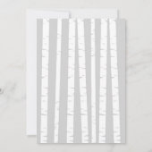 Cute Animals gender-neutral birthday Invitation 招待状 (裏面)