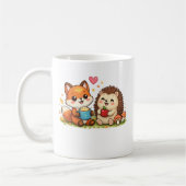 Cute Animals Illustration  コーヒーマグカップ (左)