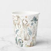 Cute animals illustration on a white background 紙コップ (裏面)