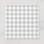 Cute Animals Noah's Ark Bring Diapers Raffle Card エンクロージャーカード (裏面)