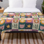 Cute Animals Patchwork Kids フリースブランケット<br><div class="desc">Cute Animals Patchwork Kids</div>