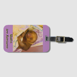 Cute Animals: Sloths are Awesome Luggage Tag ラゲッジタグ