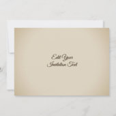 Cute Animals waiting for Thanksgiving 招待状 (裏面)