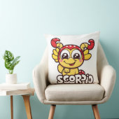 Cute Animated Scorpio Zodiac Design クッション (椅子)