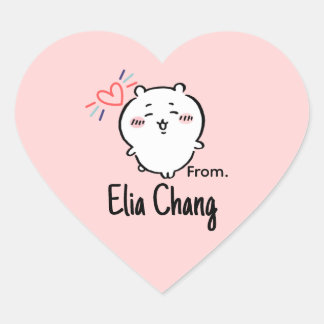 Cute anime  ハートシール