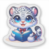 Cute Anime Big Cat Stickers Kawaii Stickers シール (正面)