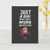 Cute Anime Cards Girls For Kids Children Kawaii カード (黄色い花)