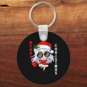 Cute Anime Christmas Pajama Outfit Funny Holiday F キーホルダー (正面)