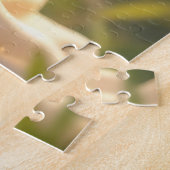 Cute Anime Fairy Girl and Chibi Dragon ジグソーパズル (側面)