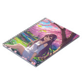 Cute Anime Girl ノートブック (左側)