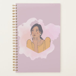 Cute Anime Girl Notebook Kawaii Aesthetic  プランナー手帳