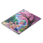 Cute Anime Girl with Doggie Notebook ノートブック (左側)