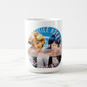 Cute Anime Style Miraculous Ladybug Quote  コーヒーマグカップ (中央)