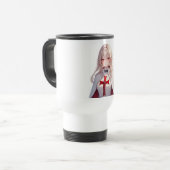 Cute Anime Templar Knight Travel Mug トラベルマグ (正面左)