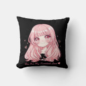 Cute Anime Valentine Sweatshirt クッション (正面)