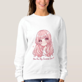 Cute Anime Valentine Sweatshirt スウェットシャツ