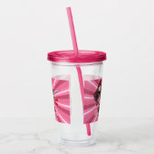 Cute anime warrior blossom girl アクリルタンブラー (左)